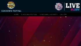 What Sundownfestival.sg website looked like in 2018 (5 years ago)