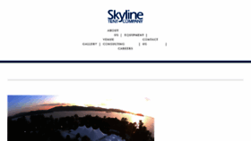 What Skylinetentcompany.com website looked like in 2018 (5 years ago)