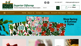 What Superiorgiftwrap.com website looked like in 2018 (5 years ago)