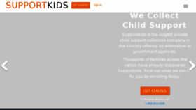 What Supportkids.com website looked like in 2018 (5 years ago)
