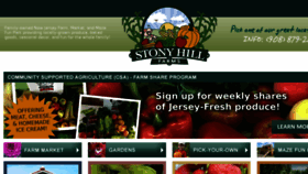 What Stonyhillfarms.com website looked like in 2018 (5 years ago)