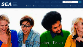 What Seateachers.com website looked like in 2018 (5 years ago)