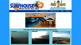 What Surfhousesurfcam.com website looked like in 2018 (5 years ago)
