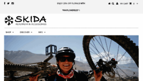 What Skida.com website looked like in 2018 (5 years ago)