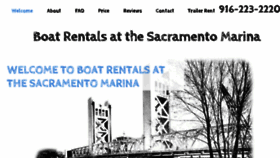 What Sacramentoboatrentals.com website looked like in 2018 (5 years ago)
