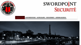 What Swordpointsecurite.com website looked like in 2018 (5 years ago)