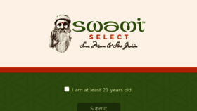 What Swamiselect.com website looked like in 2018 (6 years ago)
