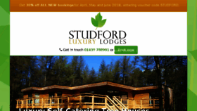 What Studfordluxurylodges.com website looked like in 2018 (5 years ago)