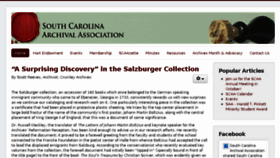 What Scarchivists.org website looked like in 2018 (5 years ago)