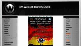 What Sv-wacker.de website looked like in 2018 (5 years ago)