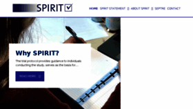What Spirit-statement.org website looked like in 2018 (5 years ago)
