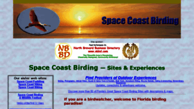 What Spacecoastbirding.com website looked like in 2018 (5 years ago)