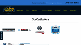 What Suddenimpactauto.com website looked like in 2018 (5 years ago)