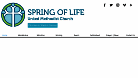 What Springchurch.org website looked like in 2018 (5 years ago)