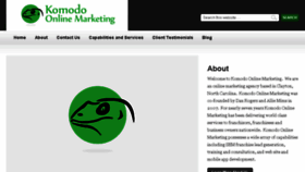 What Seokomodo.com website looked like in 2018 (6 years ago)