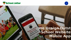 What Schooljotter.com website looked like in 2018 (5 years ago)