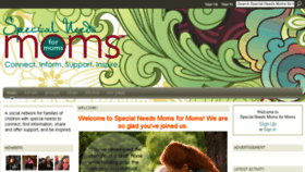 What Specialneedsmomsformoms.com website looked like in 2018 (5 years ago)