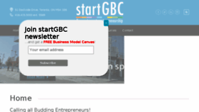 What Startgbc.com website looked like in 2018 (5 years ago)