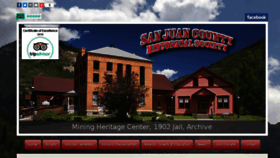 What Sanjuancountyhistoricalsociety.org website looked like in 2018 (5 years ago)