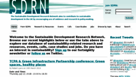 What Sd-research.org.uk website looked like in 2018 (5 years ago)