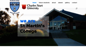 What Stmartinscollege.org website looked like in 2018 (5 years ago)