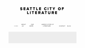 What Seattlecityoflit.org website looked like in 2018 (5 years ago)