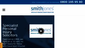 What Smithjonessolicitors.co.uk website looked like in 2018 (5 years ago)