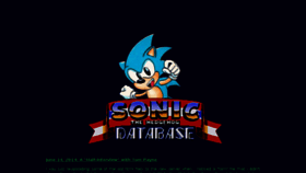 What Sonicdatabase.com website looked like in 2018 (5 years ago)