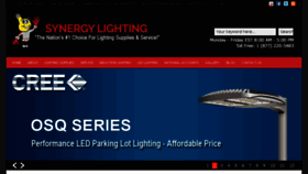 What Synergylightingusa.com website looked like in 2018 (5 years ago)