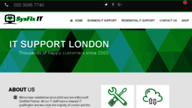 What Sysfix.co.uk website looked like in 2018 (5 years ago)