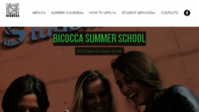 What Summerschoolbicocca.com website looked like in 2018 (5 years ago)