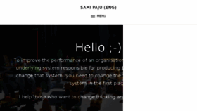 What Samipaju.com website looked like in 2018 (5 years ago)