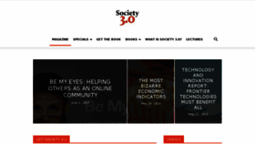 What Society30.com website looked like in 2018 (5 years ago)