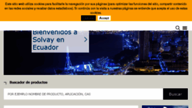 What Solvay.ec website looked like in 2018 (5 years ago)