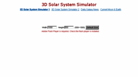 What Solarsystem.appzend.net website looked like in 2018 (6 years ago)