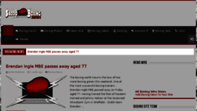What Saddoboxing.com website looked like in 2018 (5 years ago)