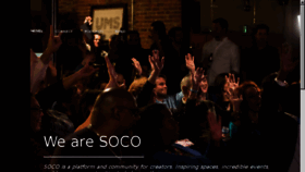 What Soco-work.com website looked like in 2018 (5 years ago)