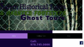 What Salemhistoricaltours.com website looked like in 2018 (5 years ago)