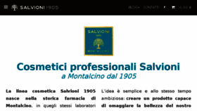 What Salvioni1905.it website looked like in 2018 (5 years ago)