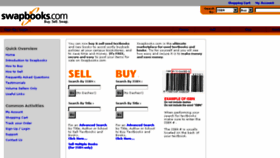 What Swapbooks.com website looked like in 2018 (5 years ago)