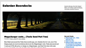 What Selenianboondocks.com website looked like in 2018 (5 years ago)