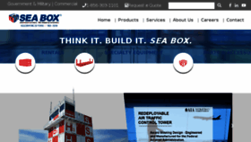 What Seabox.com website looked like in 2018 (5 years ago)