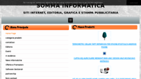 What Sommainformatica.it website looked like in 2018 (5 years ago)