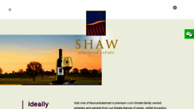 What Shawvineyards.com.au website looked like in 2018 (5 years ago)