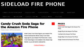 What Sideloadfirephone.com website looked like in 2018 (5 years ago)