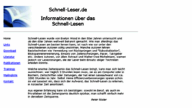 What Schnell-leser.de website looked like in 2018 (5 years ago)