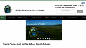 What Sierracountyofficeofeducation.org website looked like in 2018 (5 years ago)