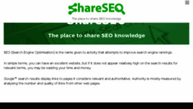 What Shareseo.net website looked like in 2018 (5 years ago)