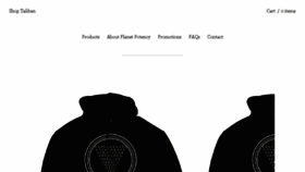 What Shoptaliban.com website looked like in 2018 (5 years ago)