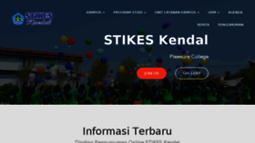 What Stikeskendal.ac.id website looked like in 2018 (5 years ago)